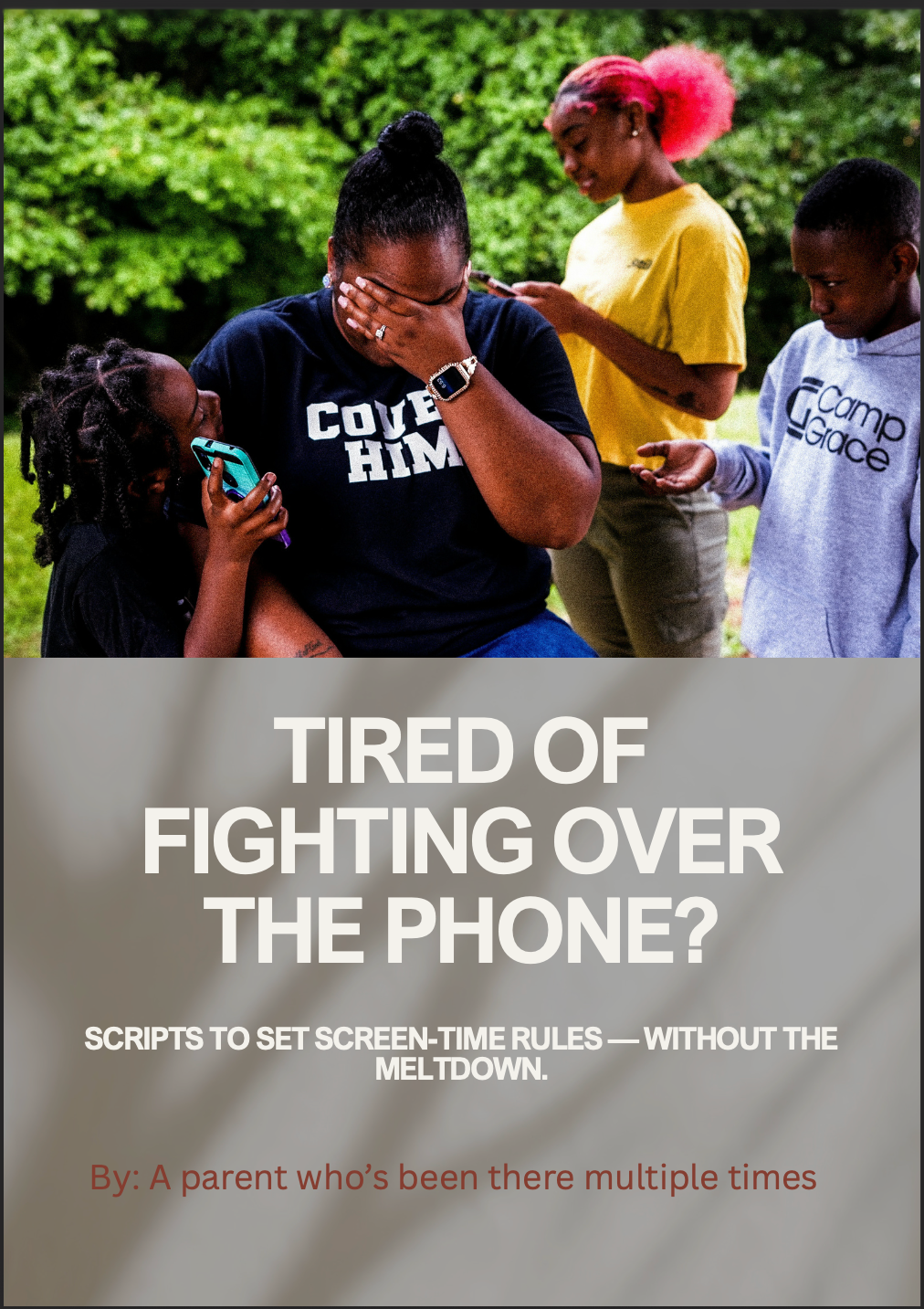 TIRED OF FIGHTING OVER THE PHONE?